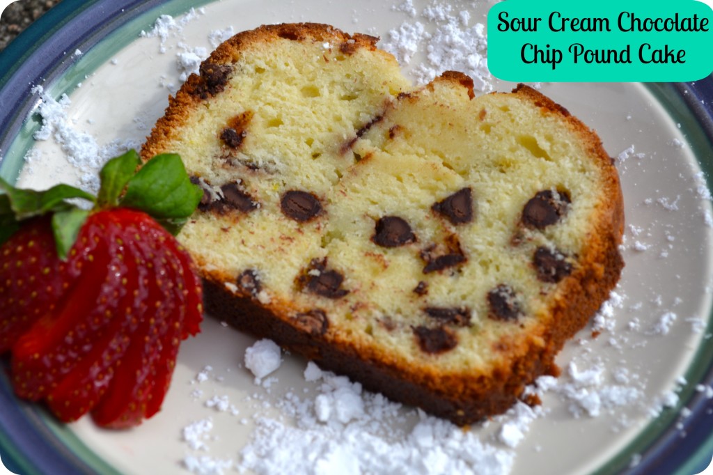 Sour Cream Chocolate Chip Pound Cake