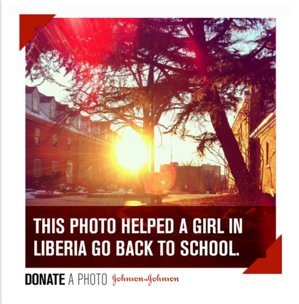 Johnson&JohnsonDonateAPhoto