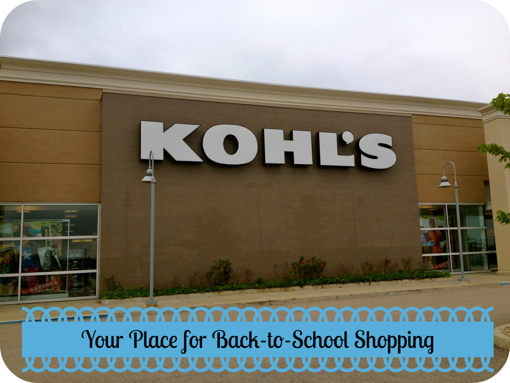 Kohl's for Back-to-School Shopping