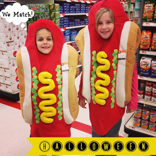 Halloween Outfits Hot Dogs by, Mama Luvs Books