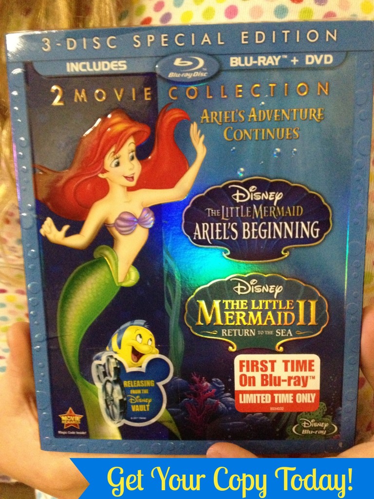 Little Mermaid Combo Pack from the Disney Vault