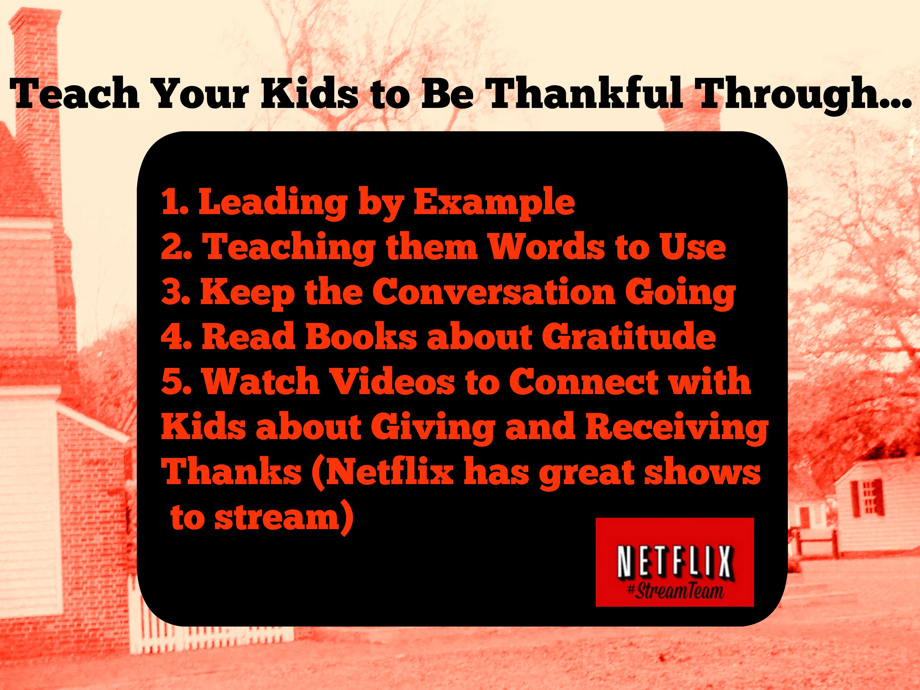 Teaching Kids to Be Thankful